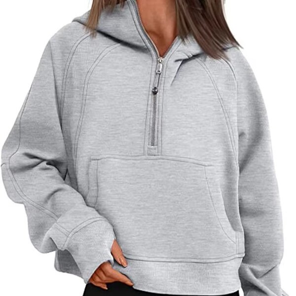 Tracksuit Manufacturer - OEM/ODM Custom Logo Fleece Half Zipper Breathable Sweatshirt