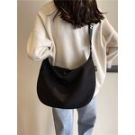 Satchel Bag Manufacturer - OEM/ODM Unisex Waterproof Oxford Cloth Crescent Zipper