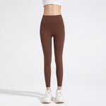 Leggings Factory - OEM/ODM Custom European American High Waist Yoga Pants Peach