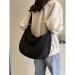 Satchel Bag Manufacturer - OEM/ODM Unisex Waterproof Oxford Cloth Crescent Zipper