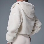 Sherpa Jacket Manufacturer - OEM/ODM Stand Collar Vintage Crop Length Hoodie Fleece