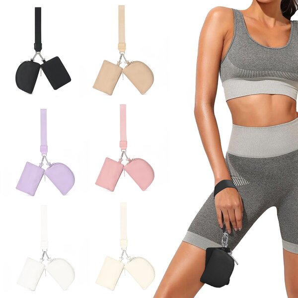 Wrist Bag Supplier - OEM/ODM Fashion Barrel-Shaped Polyester Zipper Portable Mini