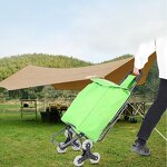 Shopping Trolley Supplier - OEM/ODM Custom Logo Hot Sell Six Wheels with Bag Seat