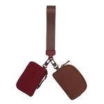 Dual Pouch Wrist Bag Manufacturer - OEM/ODM Custom Women's Portable Keychain Coin Purse