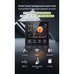 Music Player System Factory - OEM/ODM 2 Zone Music Touch Screen TF USB AUX Radio Player