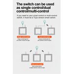 Smart Wall Switch Factory - OEM/ODM European Standard Glass PC Panel Double Pole 10A