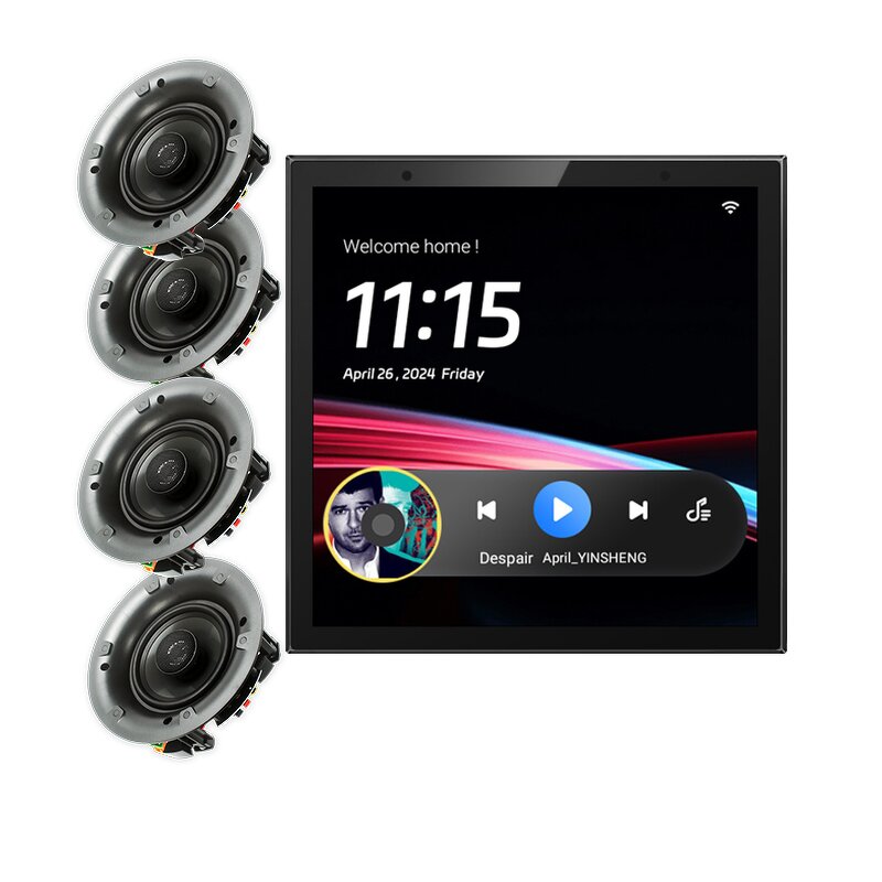 Home Theater System Manufacturer - OEM/ODM 2025 4 Inch Smart Control Panel Alexa Voice