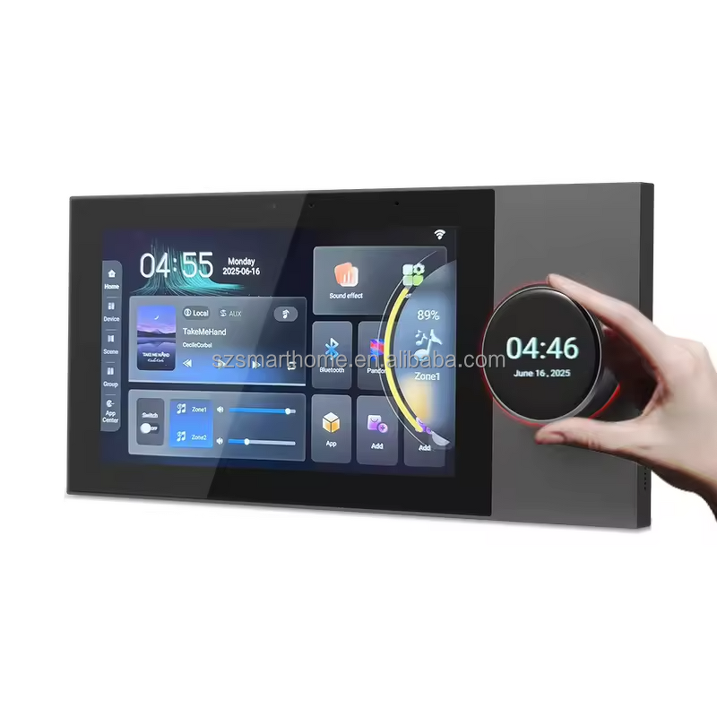 Music Amplifier Manufacturer - OEM/ODM 8 Channel Smart Home 10 Inch Touch Screen Tuya
