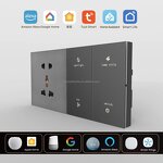 Wireless Remote Switch Manufacturer - OEM/ODM Tuya ZigBee 1/2/3/4 Gang PC Switch EU