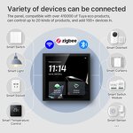 Touch Screen Switch Supplier - OEM/ODM Tuya 4 Inch WiFi 425W Bluetooth Wall Control