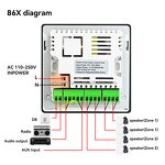 Music Player System Factory - OEM/ODM 2 Zone Music Touch Screen TF USB AUX Radio Player