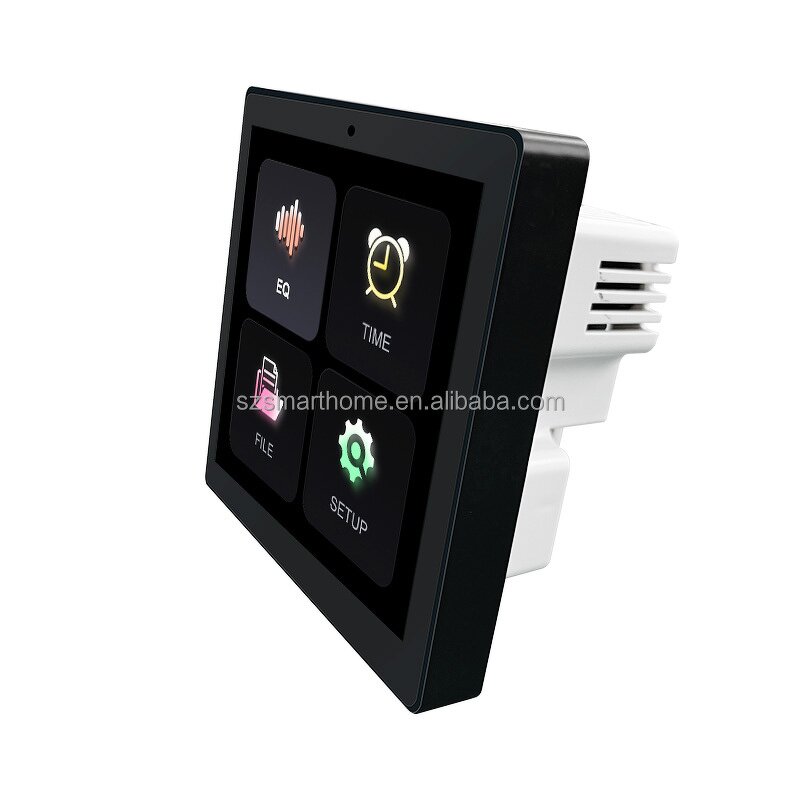 Control Panel Manufacturer - OEM/ODM 4-Inch Touch Screen Smart Home with Music 2 Zones