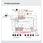 Music Player Amplifier Supplier - OEM/ODM Tuya Smart 7-Inch Wall Mounted Home Theatre