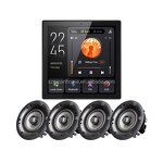 Music Player System Factory - OEM/ODM 2 Zone Music Touch Screen TF USB AUX Radio Player