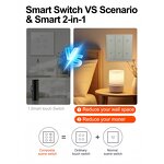 Glass Switch Factory - OEM/ODM 1/2/3/4/6 Gang Glass Zigbee Smart Life APP UK