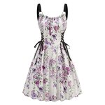 Women's Dresses Factory - OEM Digital Print Lace-Up Elegant Party Sexy Halter