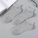 Socks Factory - OEM Men's Bamboo Fiber Breathable Solid Color Leisure Boat