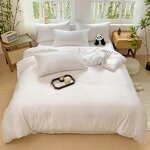 Bedding Set Factory - OEM Bamboo Fiber 2M Bed Sheet Quilt Cover 4-piece