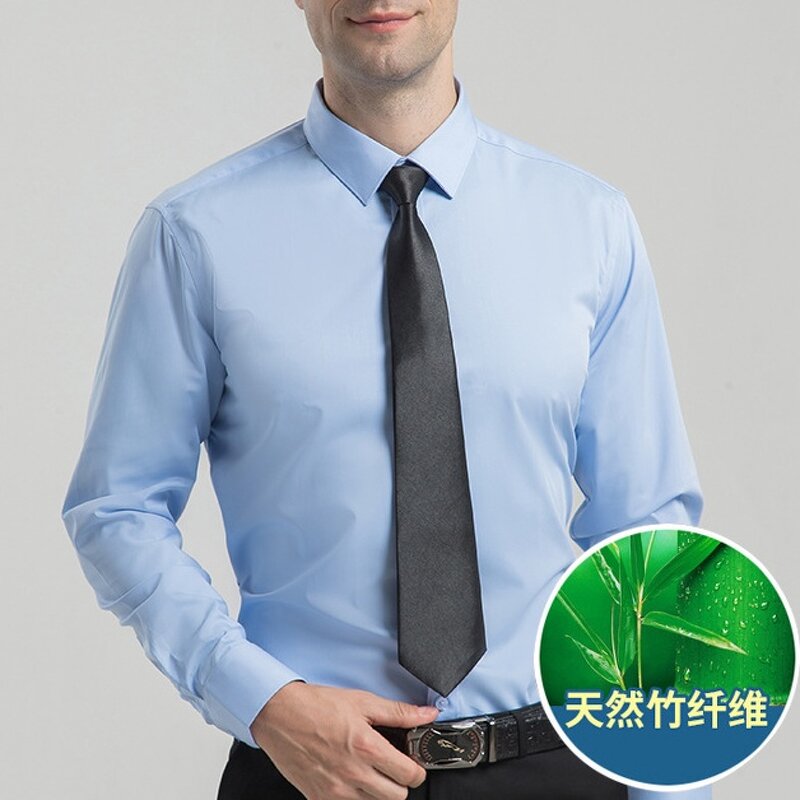 Shirt Factory - OEM Spring Autumn Business Bamboo Fiber Men Women Long Sleeve