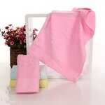 Bath Towel Factory - OEM Bamboo Fiber Jacquard Soft Cleansing Wash Towel