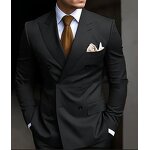 Men's Suit Set Factory - OEM Double Breasted Classic Blazer Pants Wedding Business