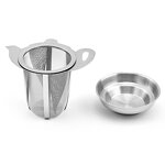 Tea Infuser Factory - OEM Eco-Friendly Stocked Stainless Steel Fine Mesh Strainer