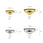 Kitchen Funnel Factory - OEM Food Grade Wide Mouth Stainless Steel Gold Color