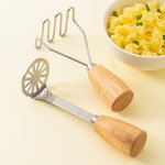 Potato Presser Factory - OEM Manual Stainless Steel Kitchen Gadgets Metal Masher