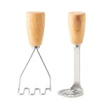 Potato Presser Factory - OEM Manual Stainless Steel Kitchen Gadgets Metal Masher