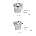 Tea Infusers Factory - OEM Stainless Steel Tea Ball Strainer Sphere Herbal Leaf