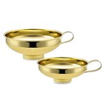 Kitchen Funnel Factory - OEM Food Grade Wide Mouth Stainless Steel Gold Color