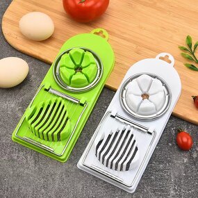 Egg Slicer Factory - OEM High Quality 2-in-1 Multifunctional Eco-Friendly Silicone