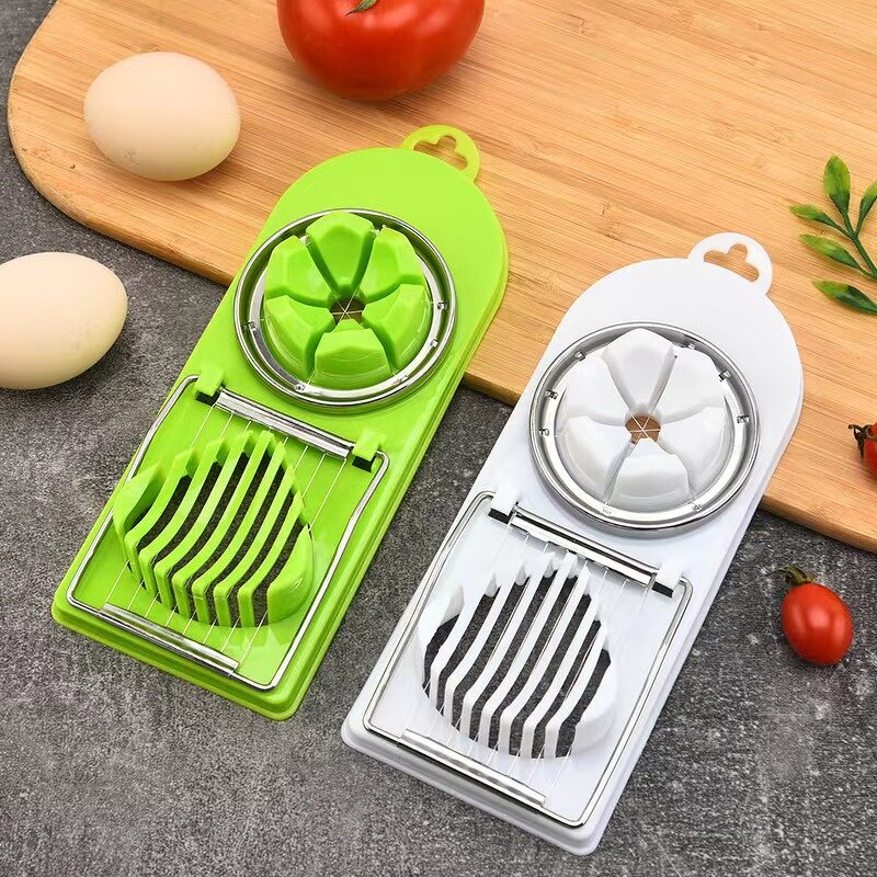 Egg Slicer Factory - OEM High Quality 2-in-1 Multifunctional Eco-Friendly Silicone