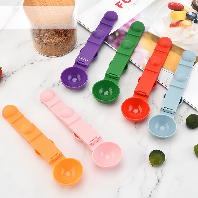 Measuring Spoon Factory - OEM Adjustable 4-in-1 Eco-Friendly Plastic for Baking