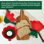 Kitchen Funnel Set Factory - OEM Hot Sales Christmas Tree Shaped Silicone Decoration