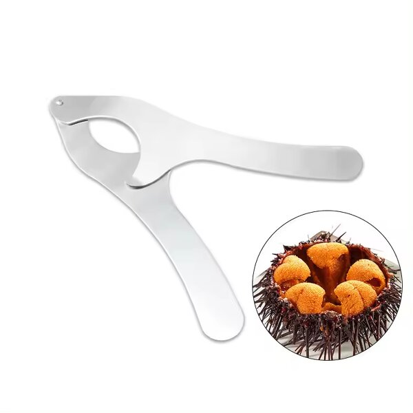 Seafood Tool Set Factory - OEM Stainless Steel Eco-Friendly Durable Urchin Cutter Opener
