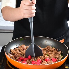 Hamburger Chopper Factory - OEM Non-Stick Heat Resistant Nylon Multifunctional Meat Masher