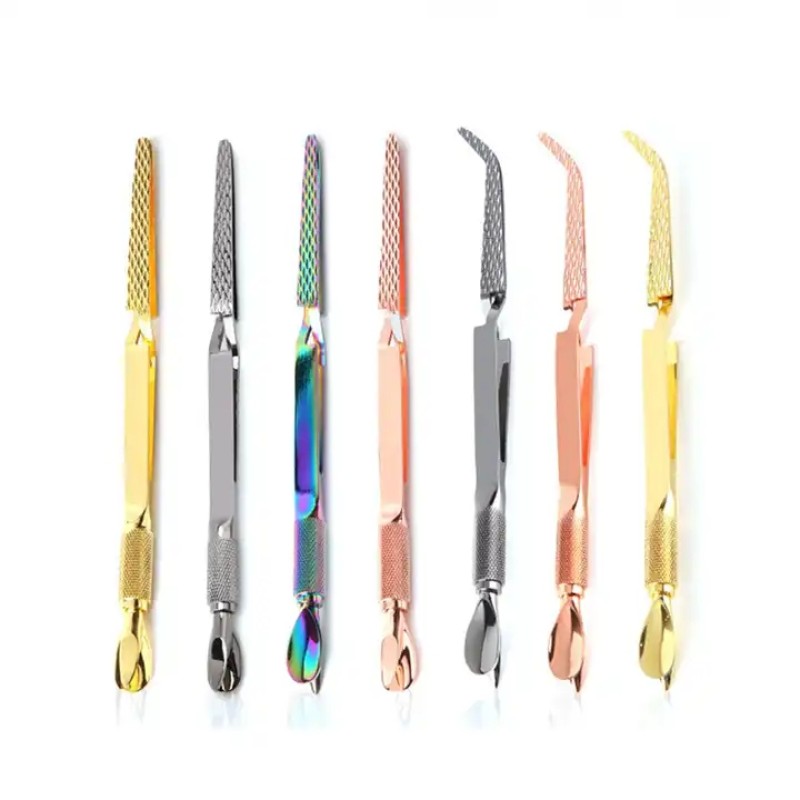 Double Sided Nail Tool Manufacturer - OEM 2022 Dead Skin Cutter Spoon