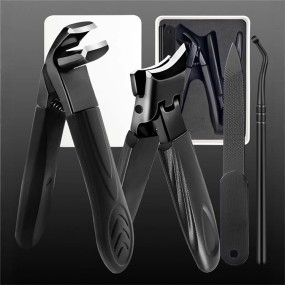 Black Nail Clippers Manufacturer - OEM High Quality Wide Opening Sharp