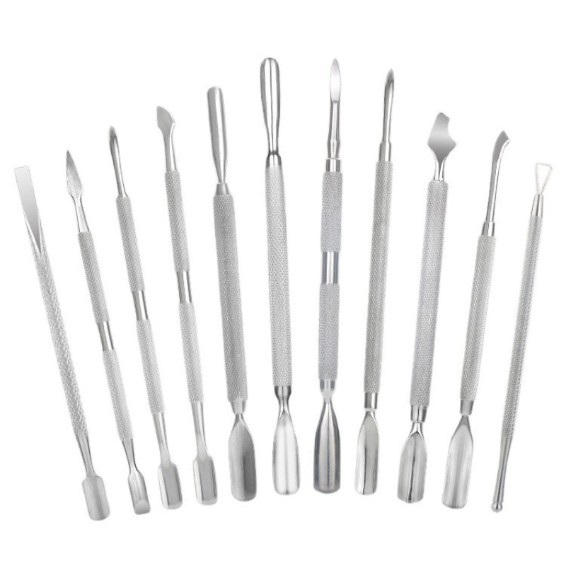 Nail Cuticle Pusher Supplier - Bulk Stainless Steel Remover Cutter Set