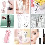 Electric Lash Curler Manufacturer - OEM/ODM Rechargeable Makeup Brushes Heated Curler Comb
