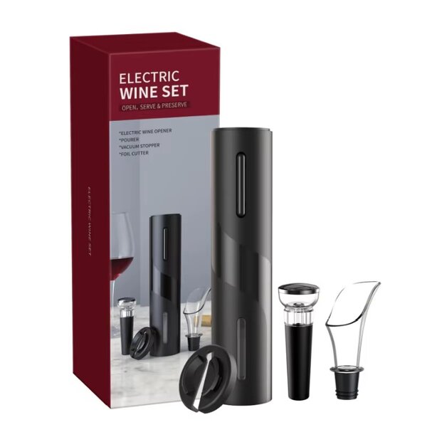 Electric Wine Opener Set Supplier - OEM/ODM Custom Automatic Rechargeable with Color Box