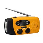 Emergency Radio Supplier - OEM/ODM Camping Essentials Hand Crank Solar Am Fm Sos