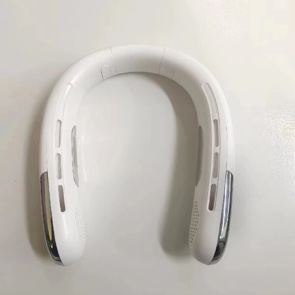 Neck Fan Supplier - OEM/ODM New Mute Rechargeable that Blow Cold Air with Led Light