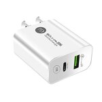 USB Type-c Adapter Supplier - OEM/ODM 12w Pd Fast Charging 2 Port Qc3.0 Mobile Charger