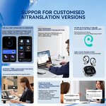 Translator Earbuds Manufacturer - OEM/ODM Smart Touch Screen Real Time 144 Languages