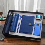 Luxury Gift Set Factory - OEM/ODM High End Corporate Promotion Notebook Umbrella Flask