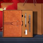 Business Gift Sets Factory - OEM/ODM Promotional Luxury A5 Notebook with Usb Flash Drive