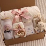 Baby Gift Sets Supplier - OEM/ODM Custom Logo Pregnancy Mom Set with Soft Blanket