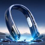 Neck Fan Supplier - OEM/ODM New Mute Rechargeable that Blow Cold Air with Led Light